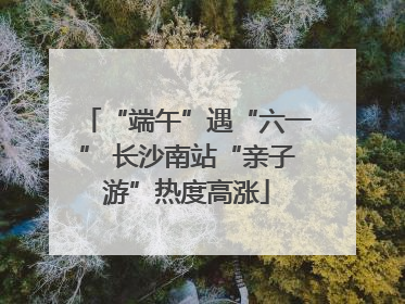 “端午”遇“六一” 长沙南站“亲子游”热度高涨
