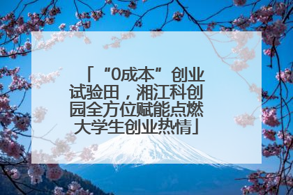 “0成本”创业试验田，湘江科创园全方位赋能点燃大学生创业热情