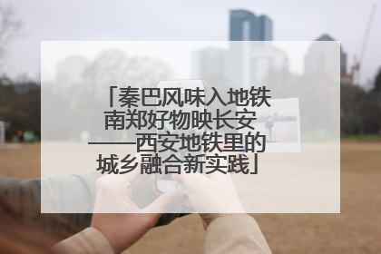 秦巴风味入地铁 南郑好物映长安——西安地铁里的城乡融合新实践