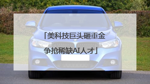 美科技巨头砸重金争抢稀缺AI人才