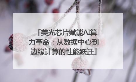 美光芯片赋能AI算力革命：从数据中心到边缘计算的性能跃迁