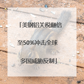 美钢铝关税翻倍至50%冲击全球 多国威胁反制