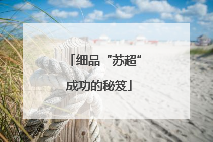 细品“苏超”成功的秘笈