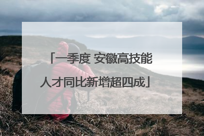 一季度 安徽高技能人才同比新增超四成