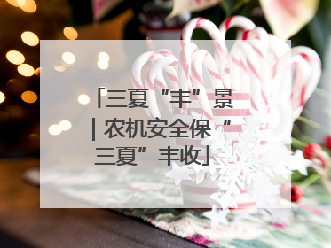 三夏“丰”景｜农机安全保“三夏”丰收
