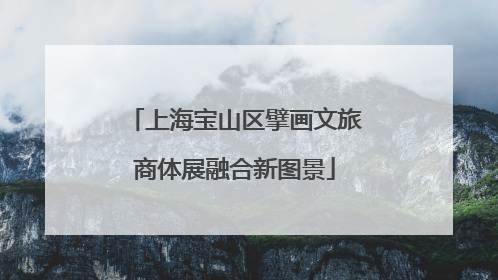 上海宝山区擘画文旅商体展融合新图景