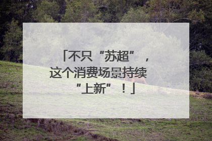 不只“苏超”，这个消费场景持续“上新”！
