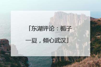 东湖评论：栀子一夏，倾心武汉