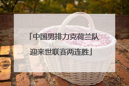 中国男排力克荷兰队 迎来世联赛两连胜