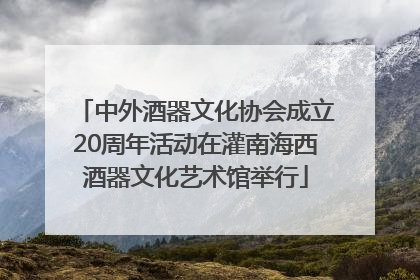 中外酒器文化协会成立20周年活动在灌南海西酒器文化艺术馆举行