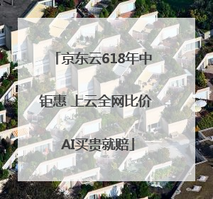 京东云618年中钜惠 上云全网比价 AI买贵就赔