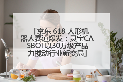 京东 618 人形机器人赛道爆发：灵宝CASBOT以30万级产品力搅动行业新变局