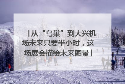 从“鸟巢”到大兴机场未来只要半小时，这场展会描绘未来图景