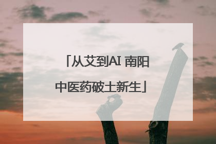 从艾到AI 南阳中医药破土新生