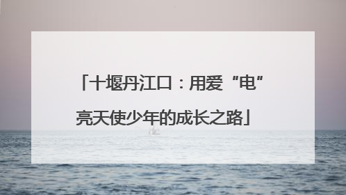 十堰丹江口：用爱“电”亮天使少年的成长之路