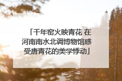 千年窑火映青花 在河南南水北调博物馆感受唐青花的美学悸动