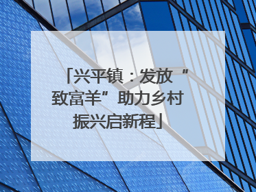 兴平镇：发放“致富羊”助力乡村振兴启新程