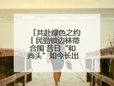 共赴绿色之约丨民勤锁边林带合围 昔日“和尚头”如今长出了“披肩发”
