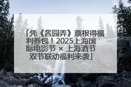 凭《酱园弄》票根得福利券包！2025上海国际电影节 × 上海酒节双节联动福利来袭