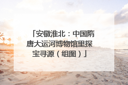 安徽淮北：中国隋唐大运河博物馆里探宝寻源（组图）