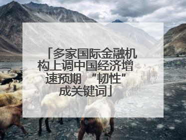 多家国际金融机构上调中国经济增速预期 “韧性”成关键词