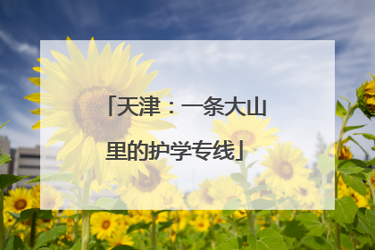 天津：一条大山里的护学专线