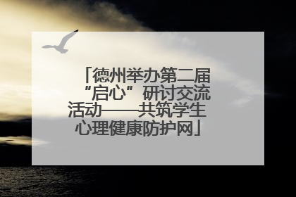 德州举办第二届“启心”研讨交流活动——共筑学生心理健康防护网