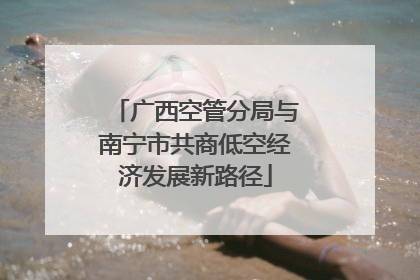 广西空管分局与南宁市共商低空经济发展新路径
