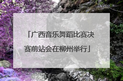 广西音乐舞蹈比赛决赛前站会在柳州举行