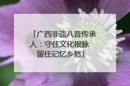广西非遗八音传承人：守住文化根脉 留住记忆乡愁