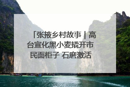 张掖乡村故事｜高台宣化黑小麦撬开市民面柜子 石磨激活村集体钱匣子