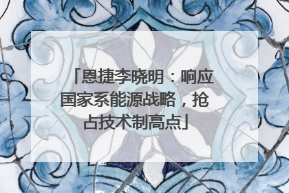 恩捷李晓明：响应国家系能源战略，抢占技术制高点
