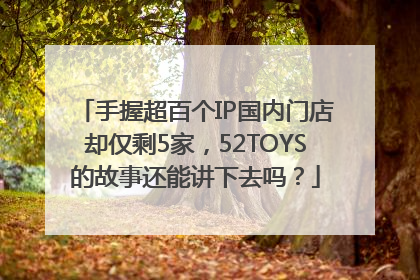 手握超百个IP国内门店却仅剩5家，52TOYS的故事还能讲下去吗？