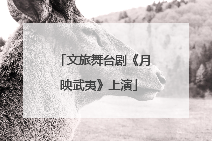 文旅舞台剧《月映武夷》上演