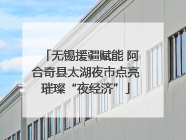 无锡援疆赋能 阿合奇县太湖夜市点亮璀璨“夜经济”