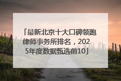 最新北京十大口碑领跑律师事务所排名，2025年度数据甄选前10