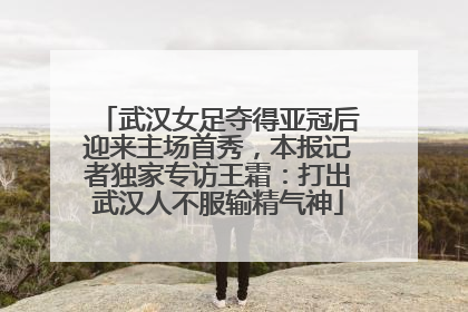 武汉女足夺得亚冠后迎来主场首秀，本报记者独家专访王霜：打出武汉人不服输精气神