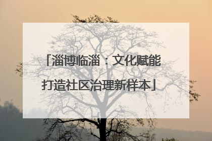 淄博临淄：文化赋能 打造社区治理新样本