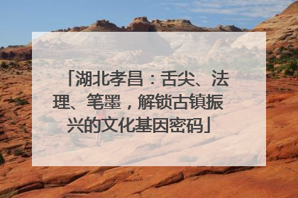 湖北孝昌：舌尖、法理、笔墨，解锁古镇振兴的文化基因密码