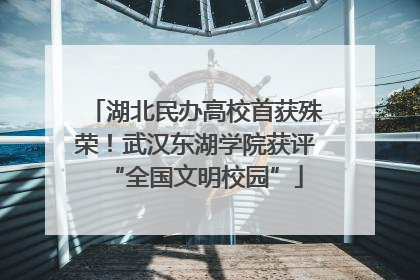 湖北民办高校首获殊荣！武汉东湖学院获评“全国文明校园”