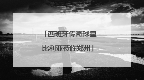 西班牙传奇球星 比利亚莅临郑州