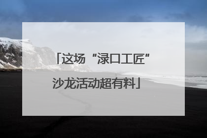 这场“渌口工匠”沙龙活动超有料