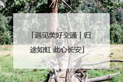 遇见美好交通｜归途如虹 此心长安