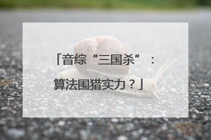 音综“三国杀”：算法围猎实力？