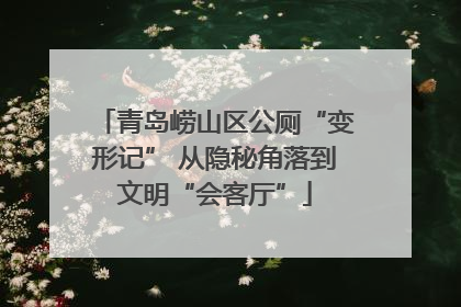 青岛崂山区公厕“变形记” 从隐秘角落到文明“会客厅”
