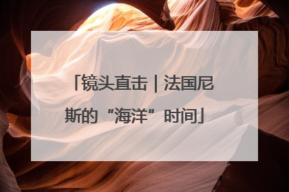 镜头直击｜法国尼斯的“海洋”时间