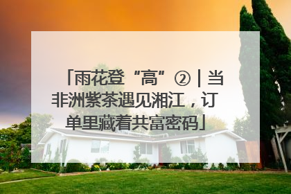 雨花登“高”②｜当非洲紫茶遇见湘江，订单里藏着共富密码