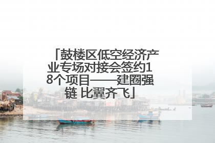鼓楼区低空经济产业专场对接会签约18个项目——建圈强链 比翼齐飞