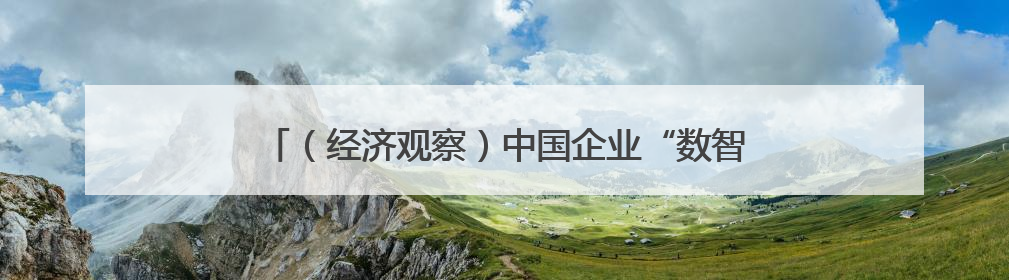 （经济观察）中国企业“数智”出海，人工智能“挑大梁”