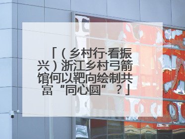 （乡村行·看振兴）浙江乡村弓箭馆何以靶向绘制共富“同心圆”？